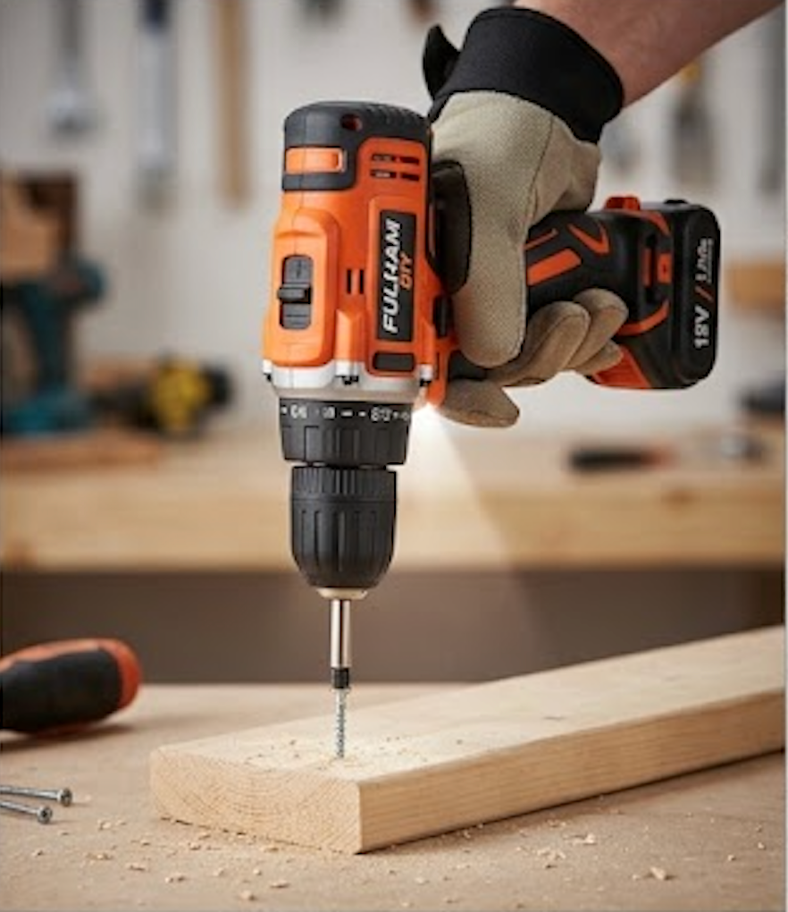 Fulham DIY Compact 12V Cordless Drill/Driver - Everyday Comfort Series