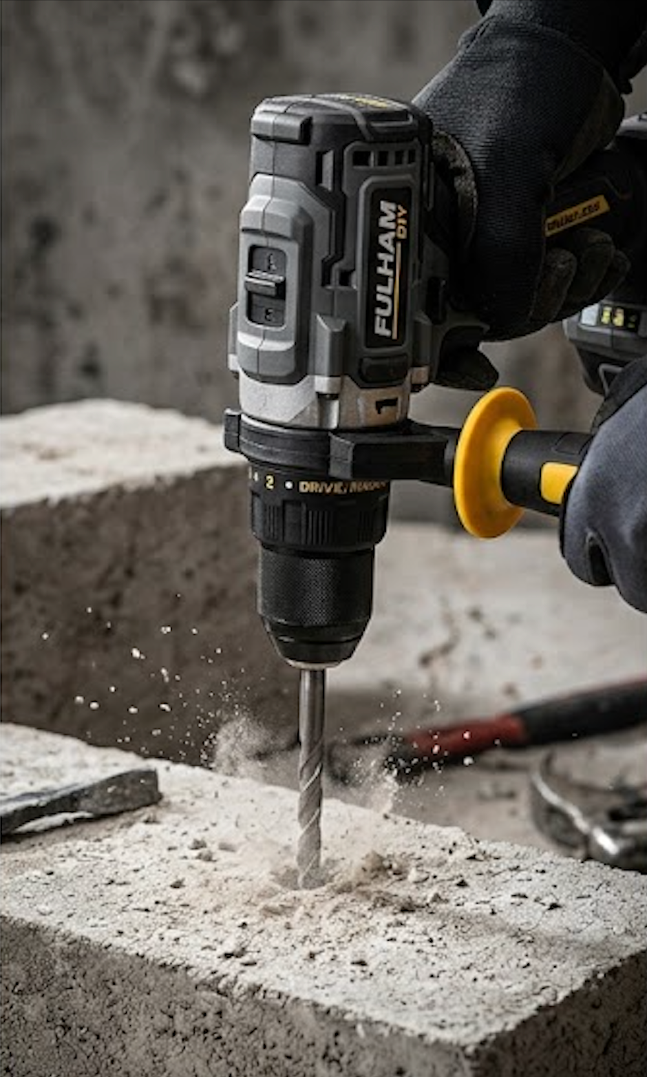 Fulham DIY Heavy-Duty 20V Combi Hammer Drill