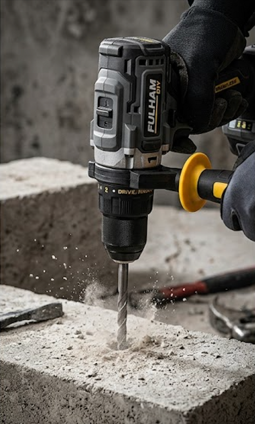 Fulham DIY Heavy-Duty 20V Combi Hammer Drill