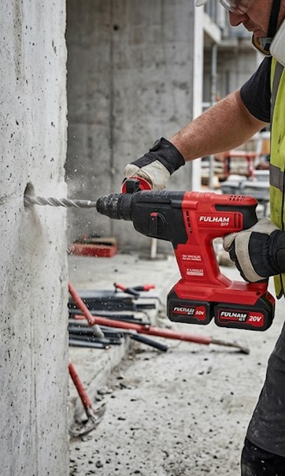 Fulham DIY Heavy-Duty 20V SDS-Plus Rotary Hammer