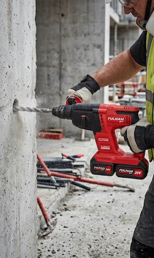 Fulham DIY Heavy-Duty 20V SDS-Plus Rotary Hammer
